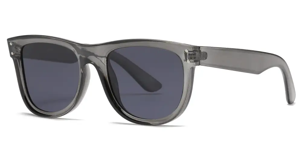 Modern Fashion Plastic Sunglasses With Flat Lens
