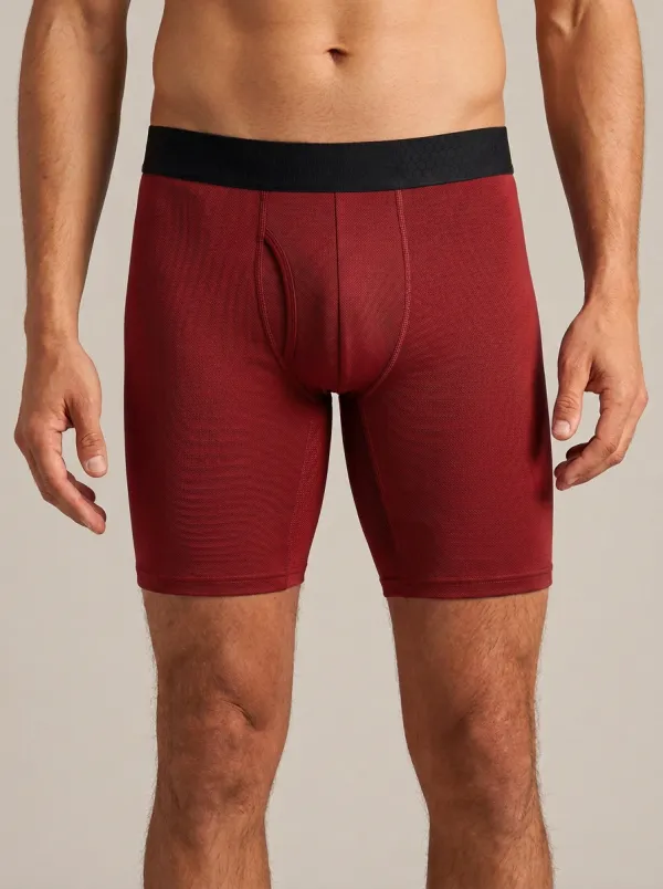 Men's Charcoal Grey Fly Front Boxer Briefs