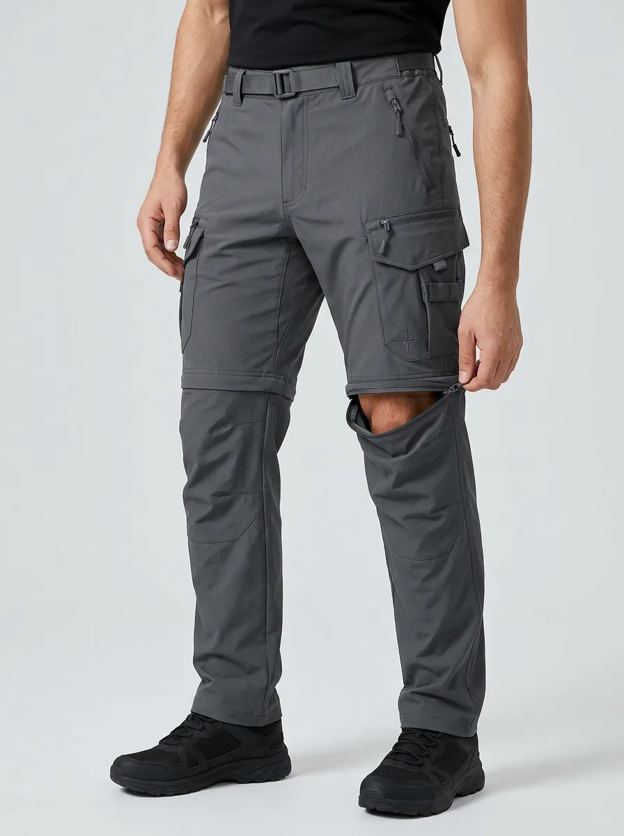 Men's Range Outdoor Waterproof Zip-Off Tactical Cargo Pants