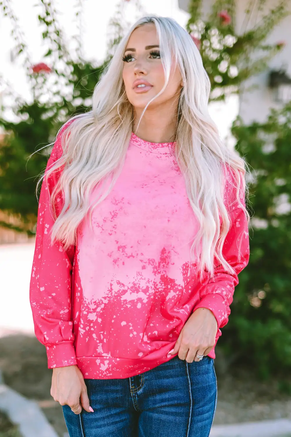 Tie Dye Long Sleeve Sweatshirt