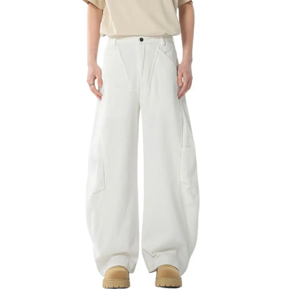 Barrel Leg Men's Trousers