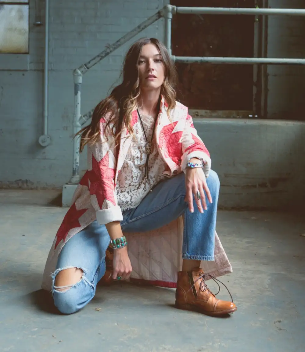 Cap-Toe Contrast-Stitched Combat Boots