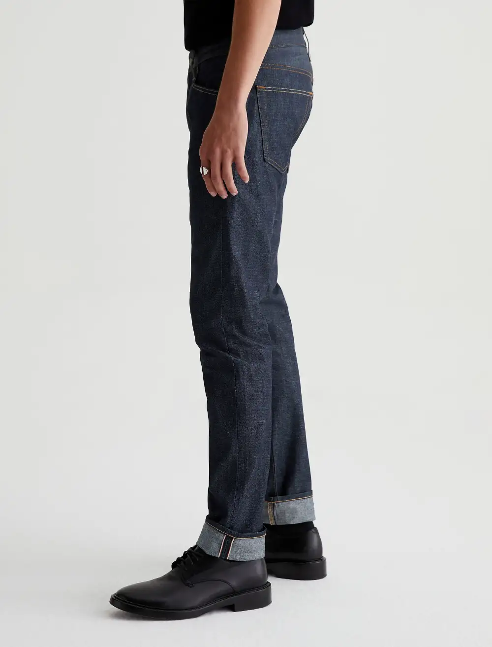 Men's Modern Slim Mid Rise Twill Jeans