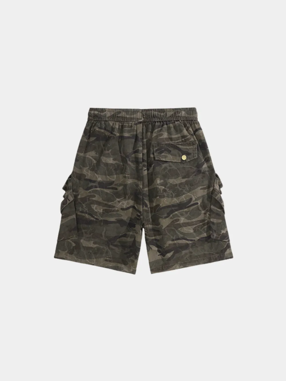 Relaxed Loose Fit Utility Cargo Shorts