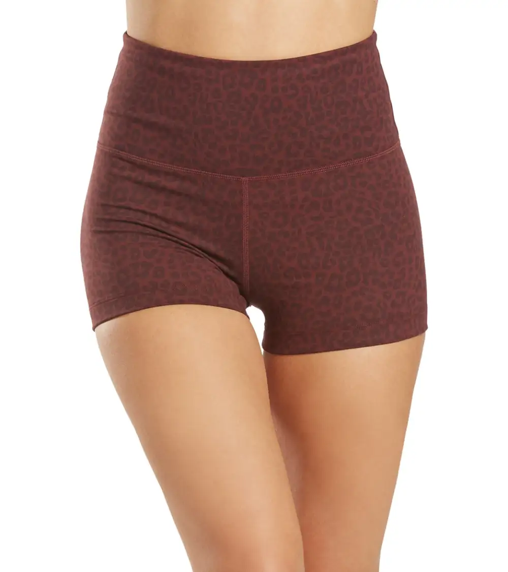 Cheetah Print Hot Yoga Shorts