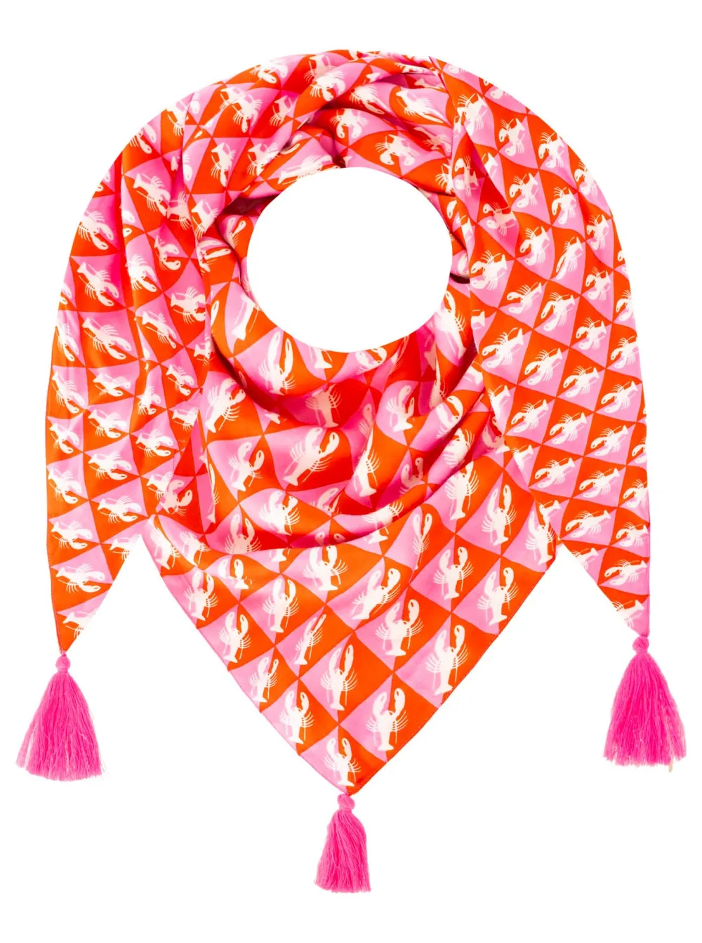 Patterned Heart Pattern Fashion Scarf