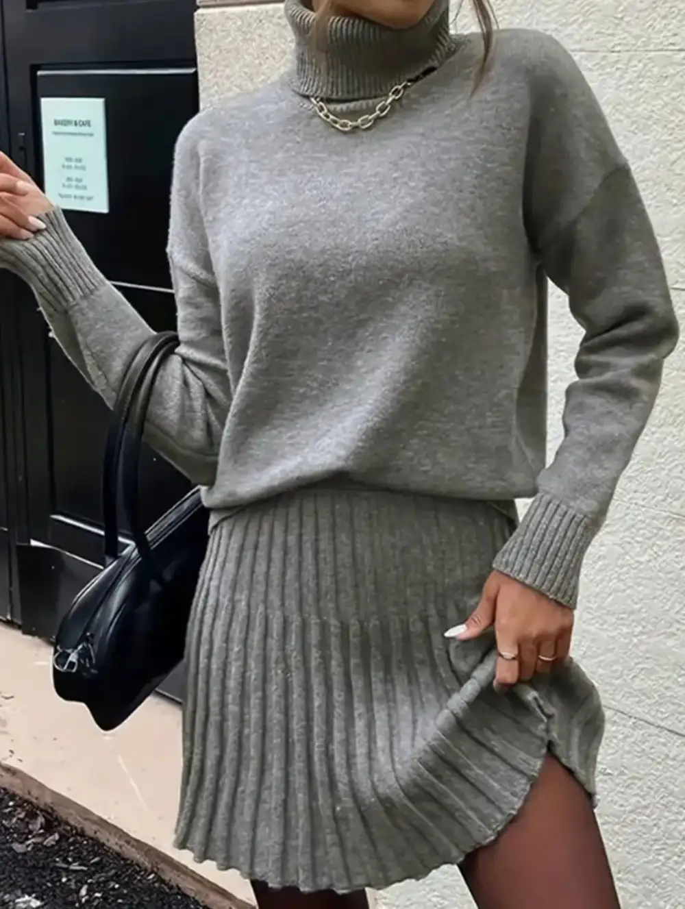 Knit Mini Skirt