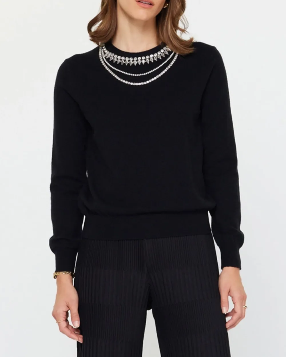 Jewel Detail Sweater