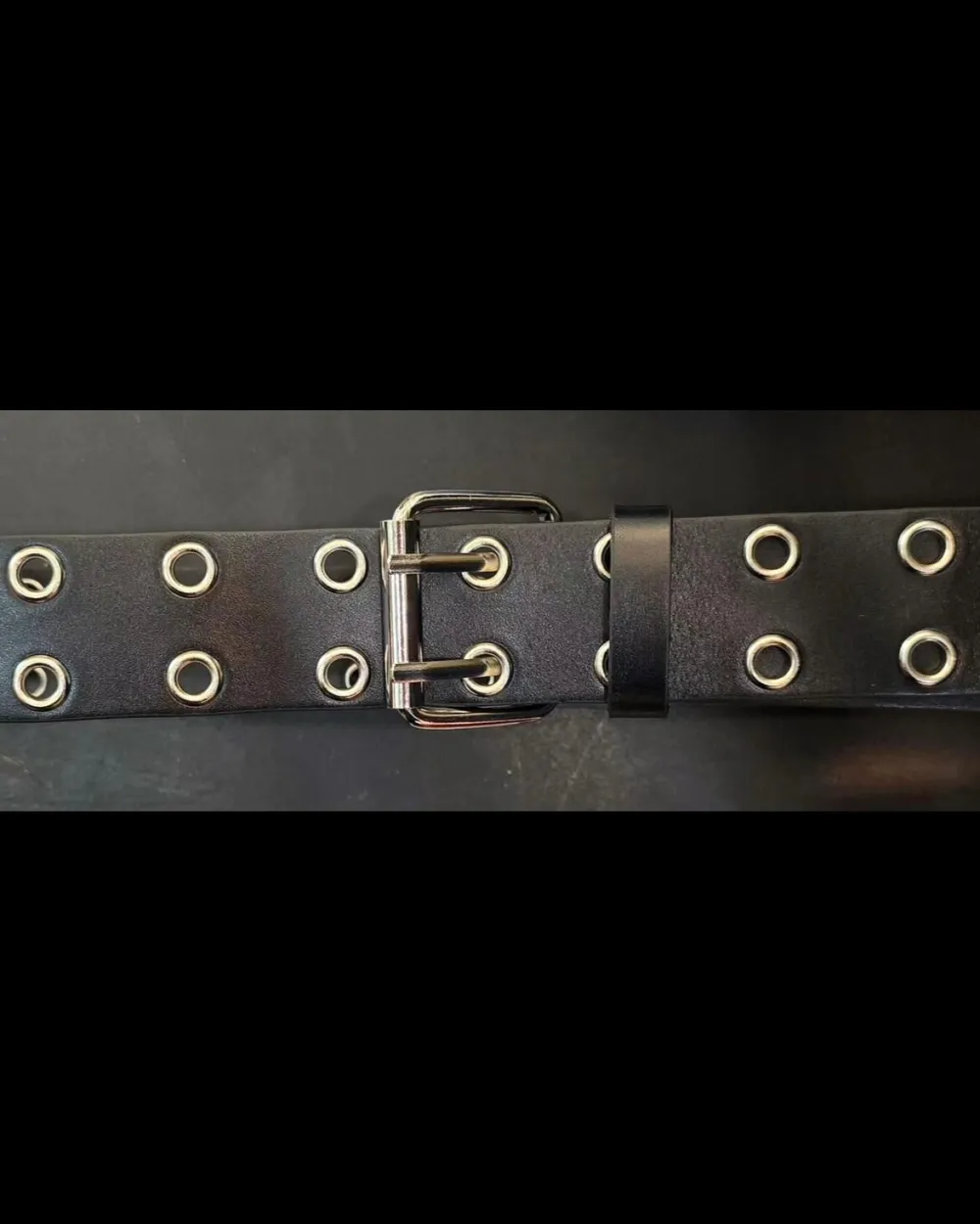 Double Strap Layered Leather Belt