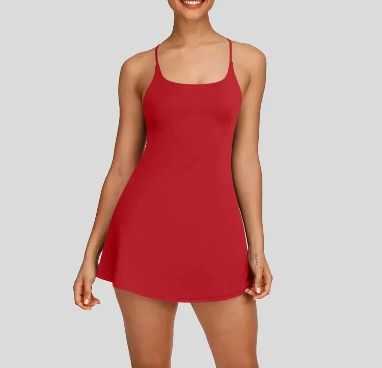 2026 🔥Flash Sale⚡ Softlyzero Plush Backless Active Dress-Easy Peezy