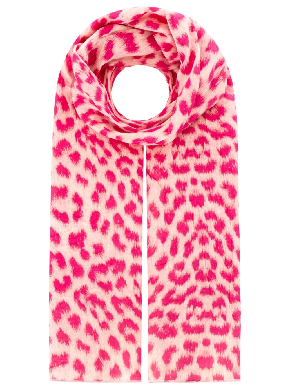 Classic Soft Cotton Wool Leopard Pattern Fashion Scarf