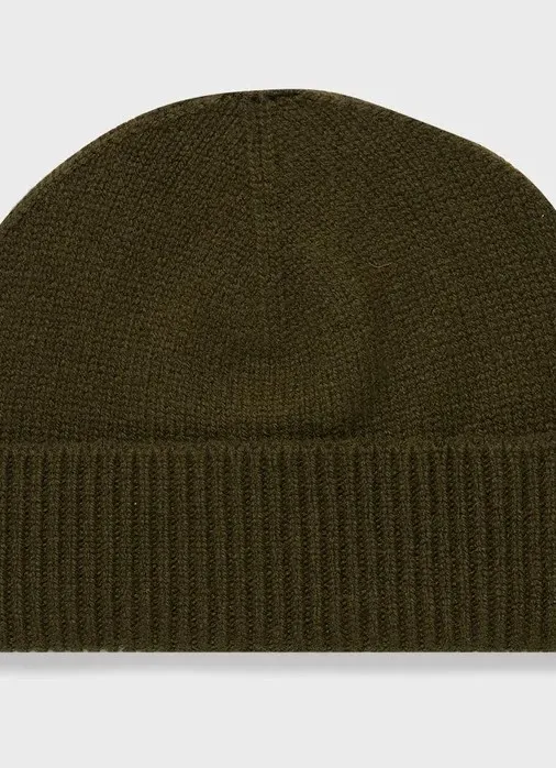 Refined Knit Beanie with Ribbed Brim