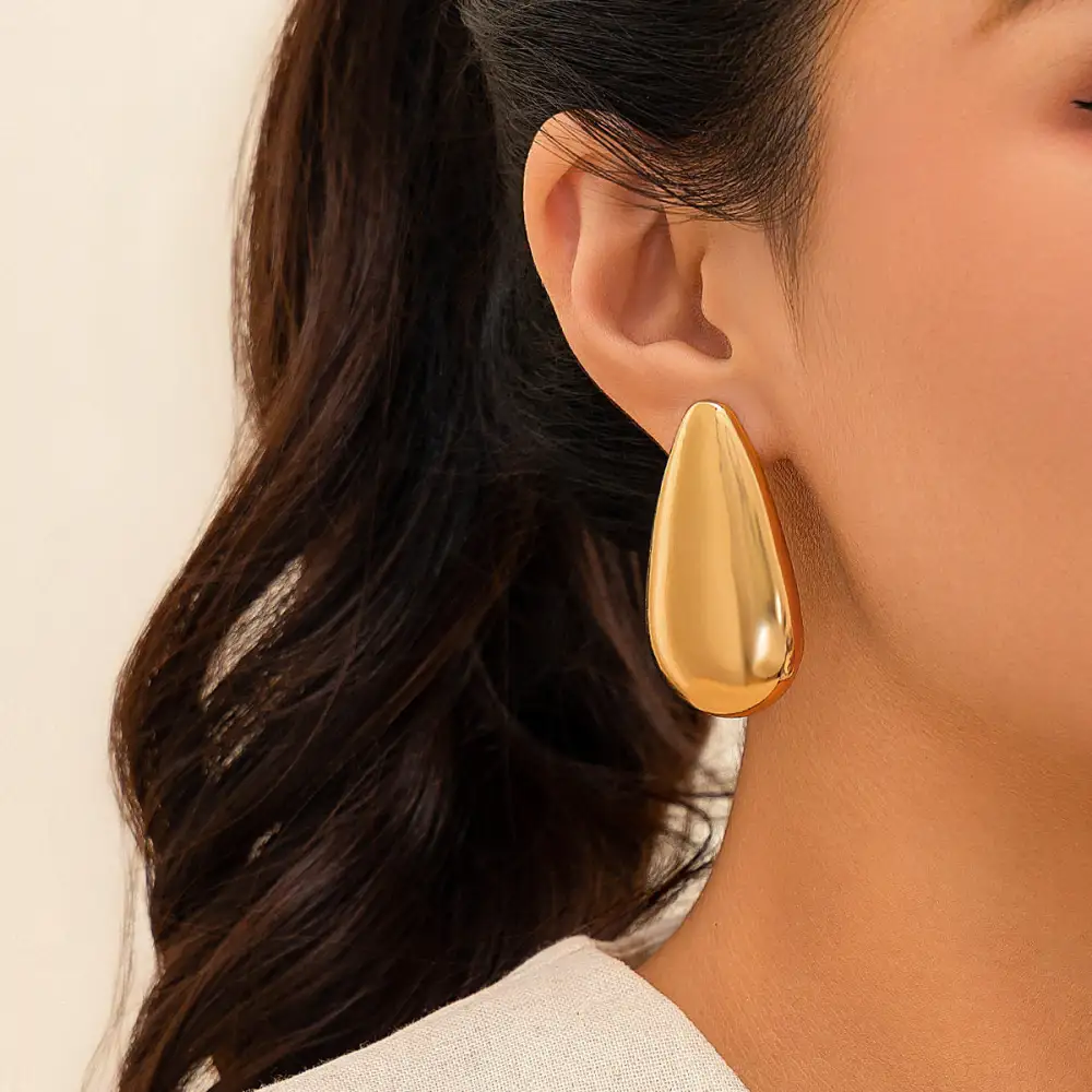 Industrial Matte Metal Earrings