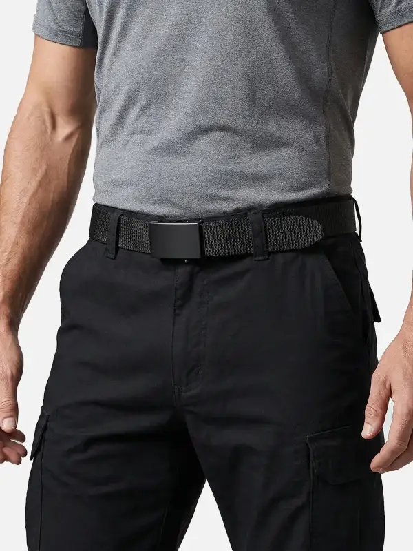 Classic Nylon Alloy Buckle Belt