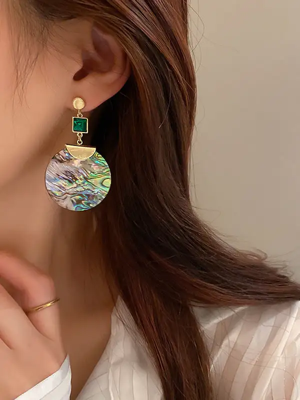 Elegant Abstract Accent Earrings