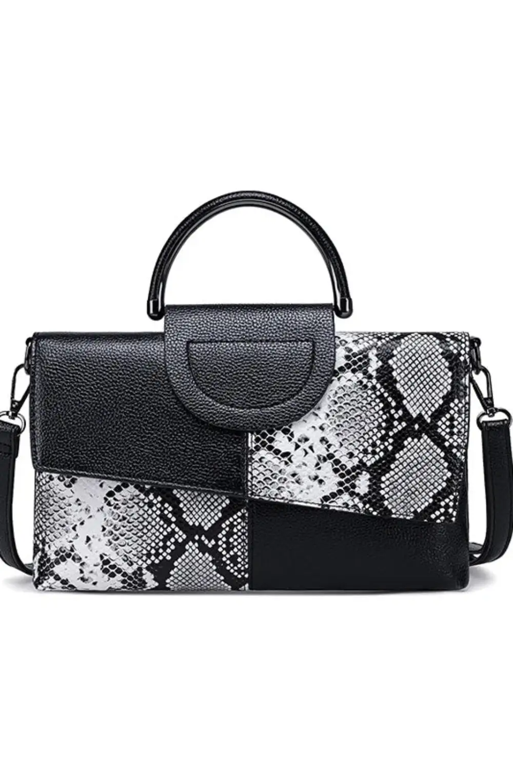 PU Leather Flap Bag – Sleek Soft-Structured Shoulder Bag for Everyday Style