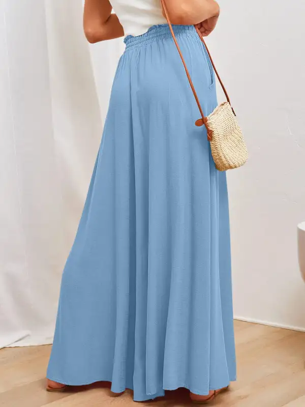 Wide Leg Pocket Pants