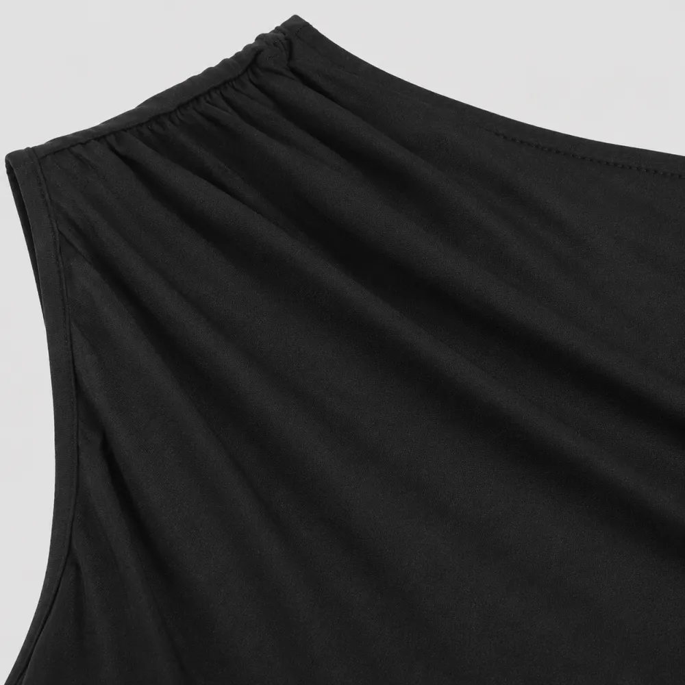 One-Shoulder Ruched Top
