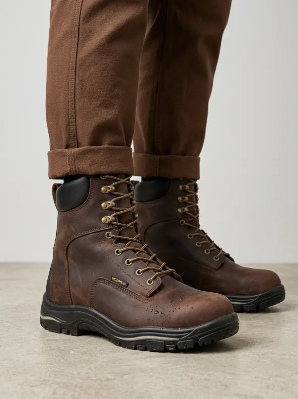 Men's Utility Waterproof Construction Work Boots