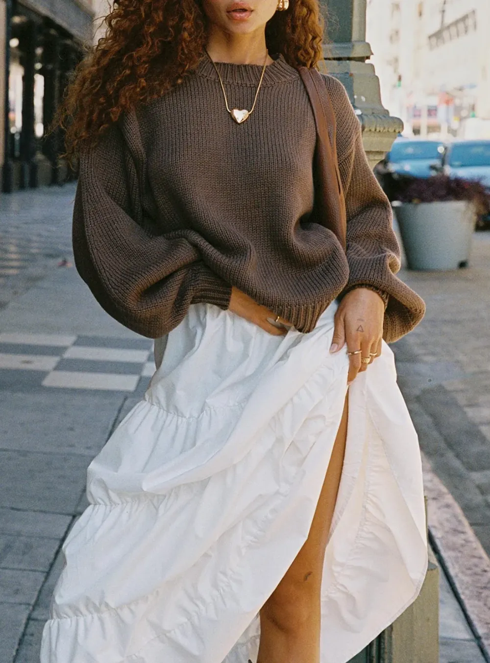 Tiered Maxi Skirt