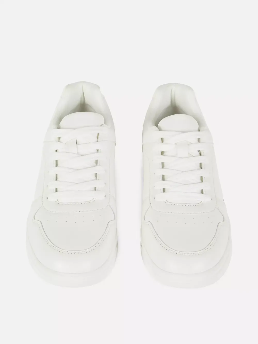 Classic Basic Round Head Lace-Up Sports Shoes