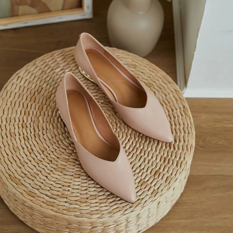 Chunky Heel Breathable Office Ready Casual High Heels