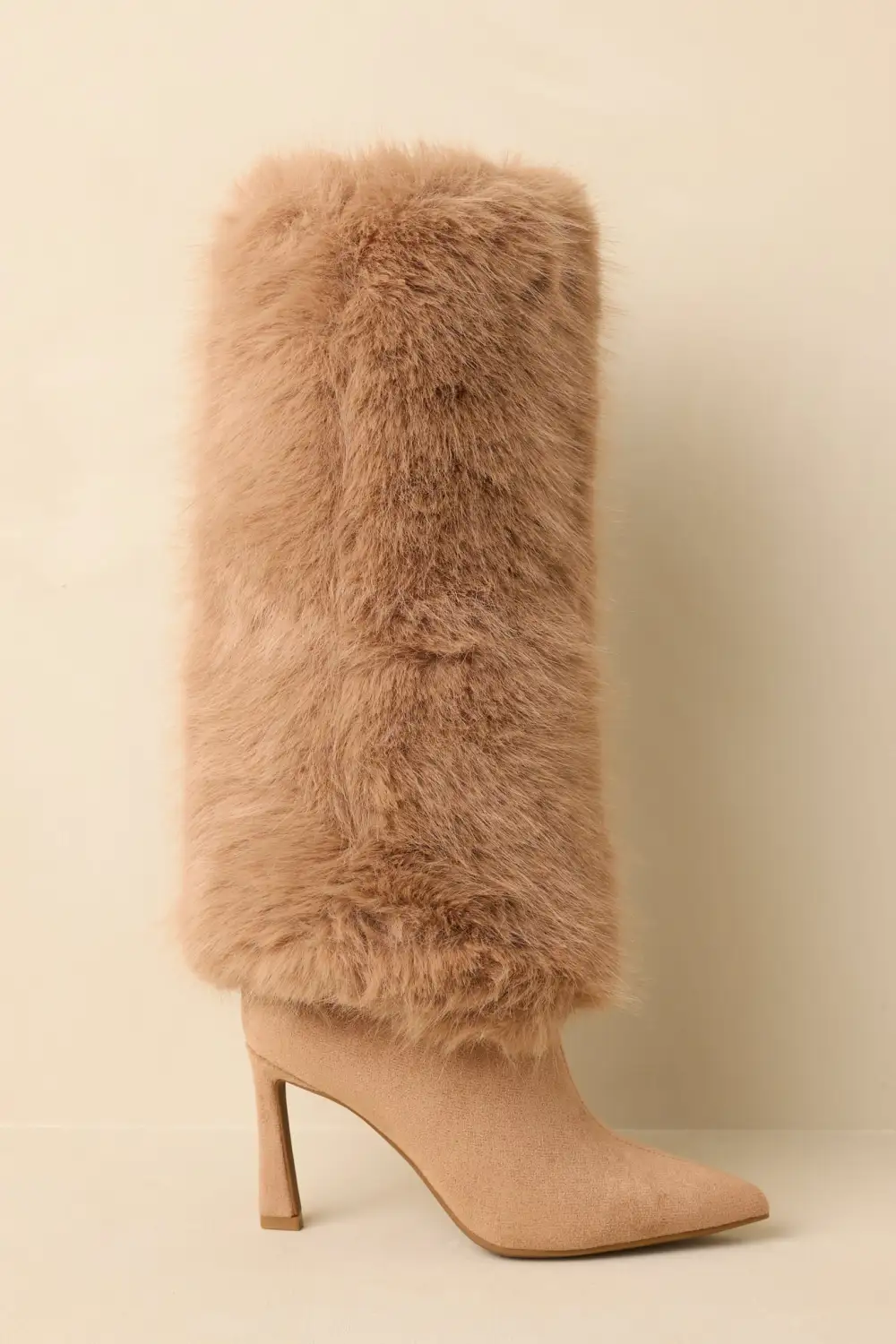 Suede Pointed Toe Boots