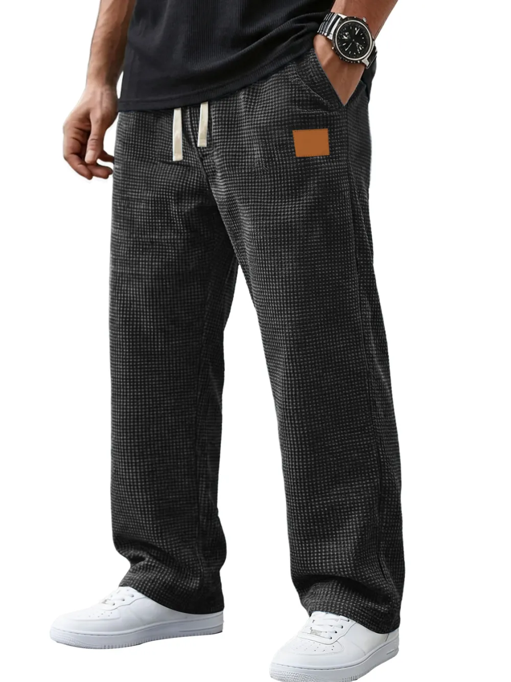 Corduroy Relaxed Casual Trousers