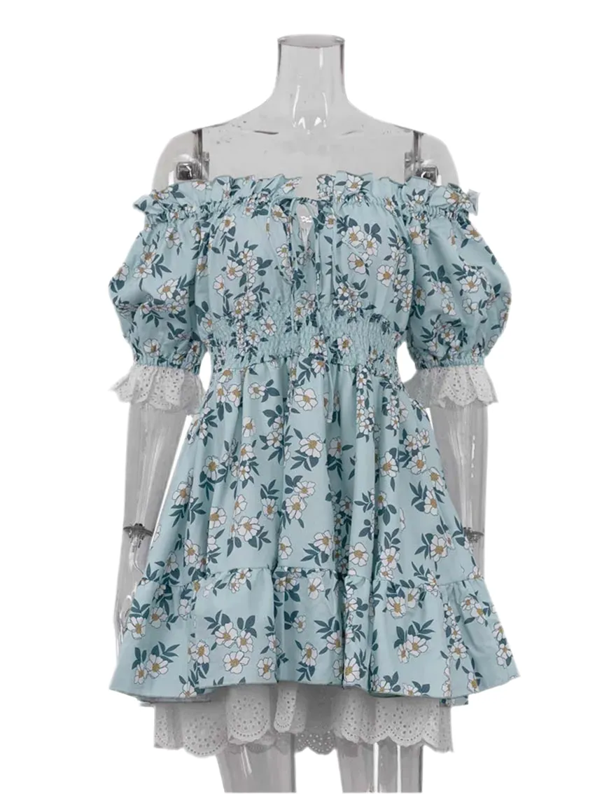 Modern Puff Sleeve Mini Dress
