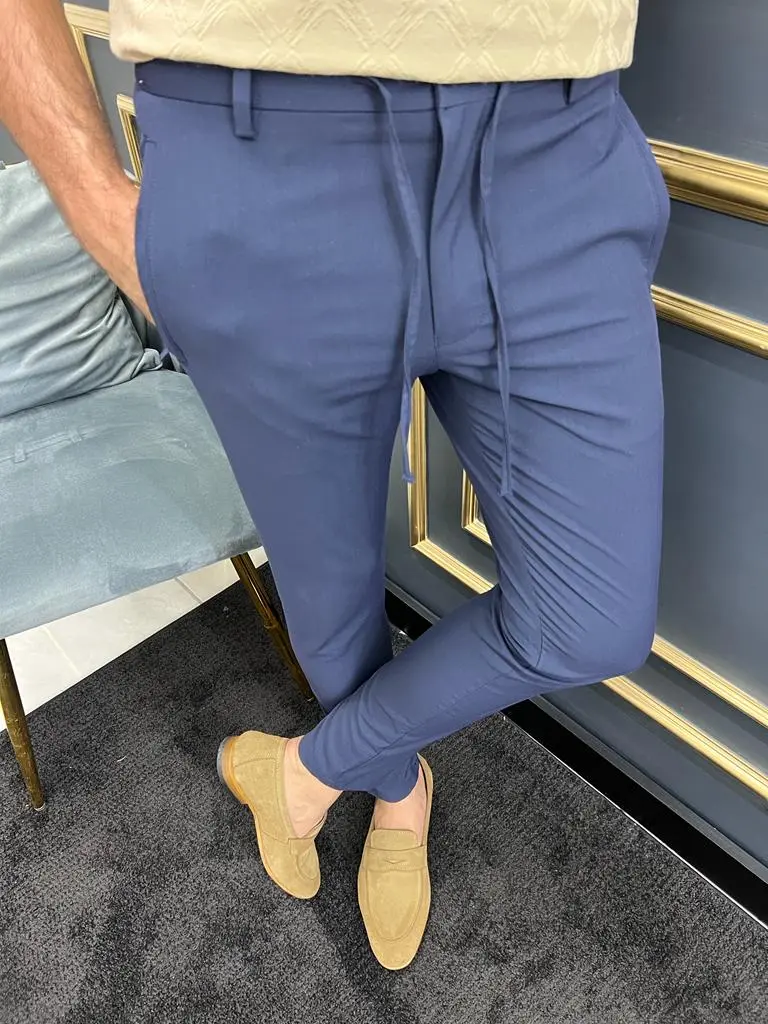 Smart Slim Fit Refined Tailored Trousers