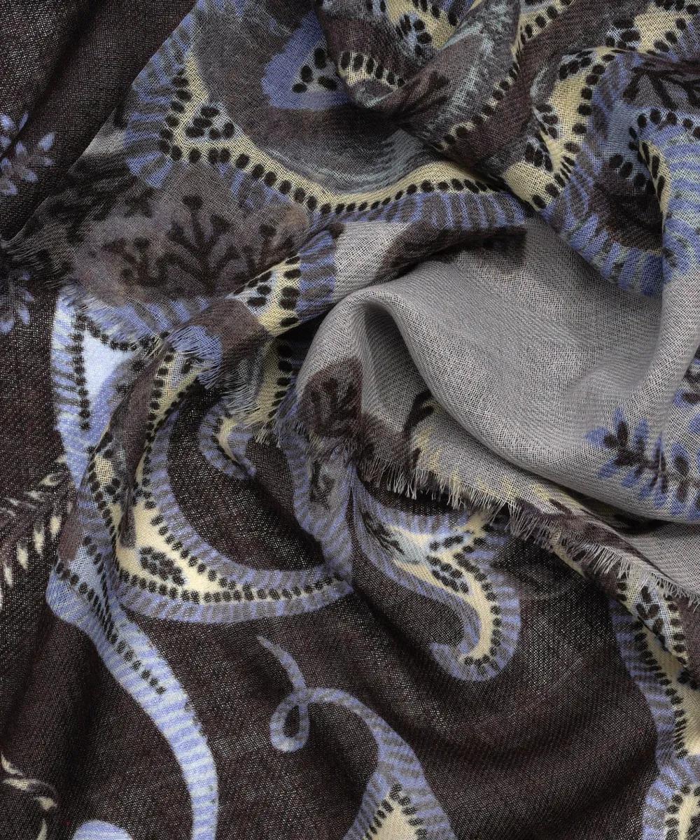 Casual Style Traditional Paisley Scarf
