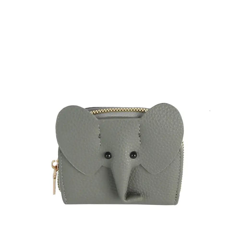 Pocketed Faux Leather Zip Wallet