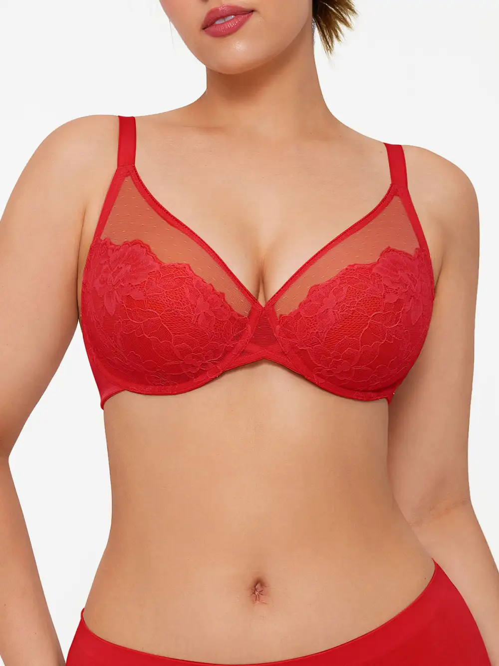 Lightweight Underwire Smoothing Lace Bra
