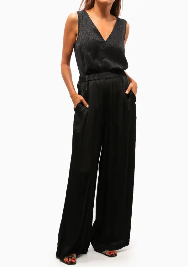 Silk Jacquard Tank Top