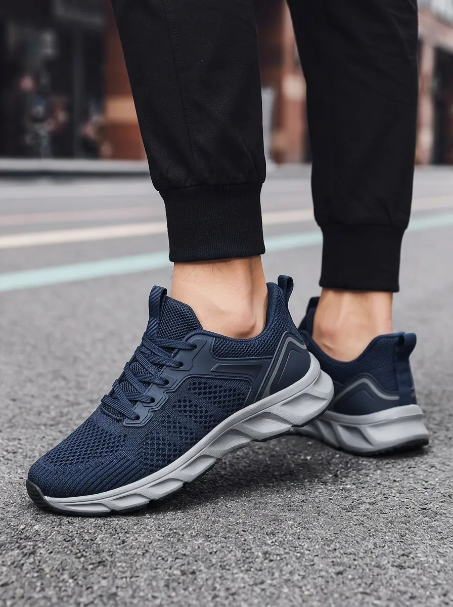 Men's Breathable Mesh Casual Sport Mesh Athletic Sneakers