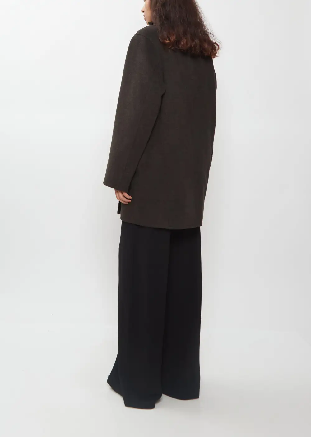 Women's Cashmere Peacoat Double Breasted Coat