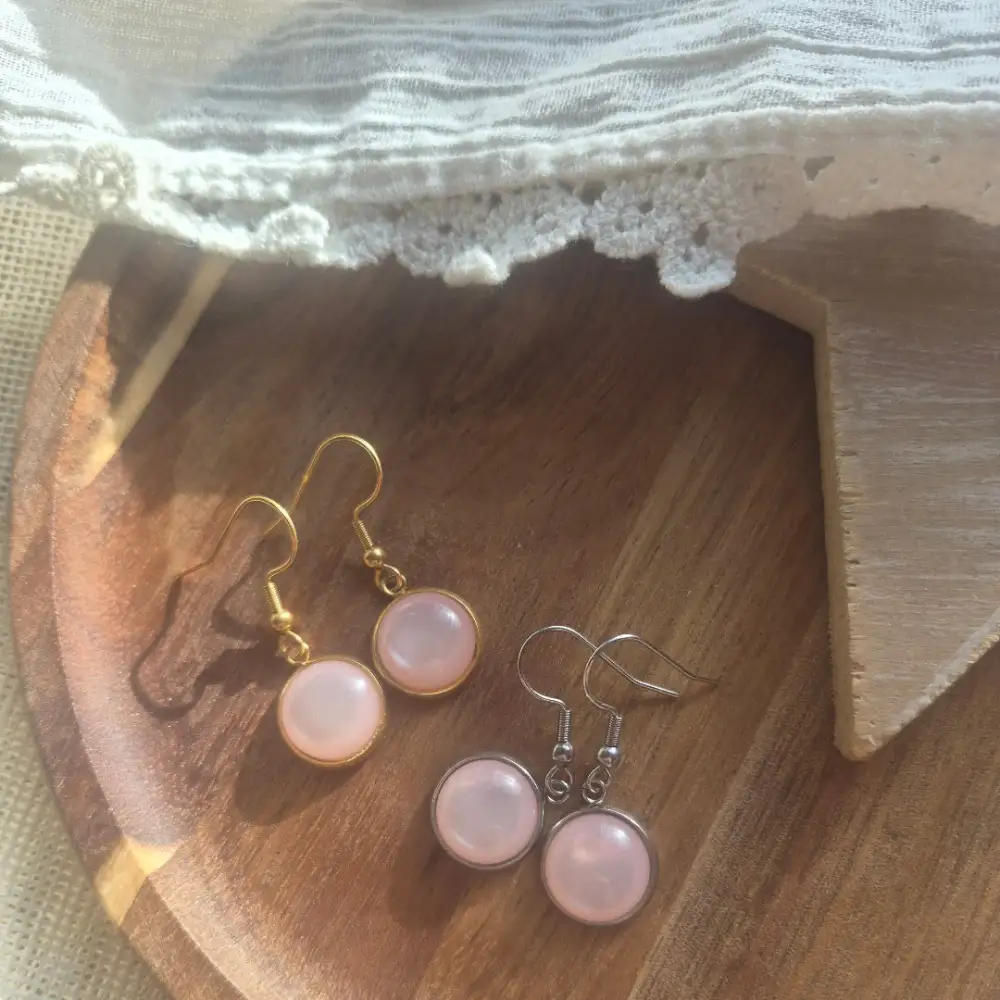 Dangle Earrings Featuring Stainless Steel Short