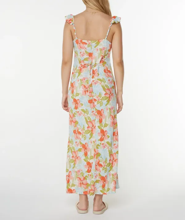 Floral Dreamy A-Line Skirt With Split Hem