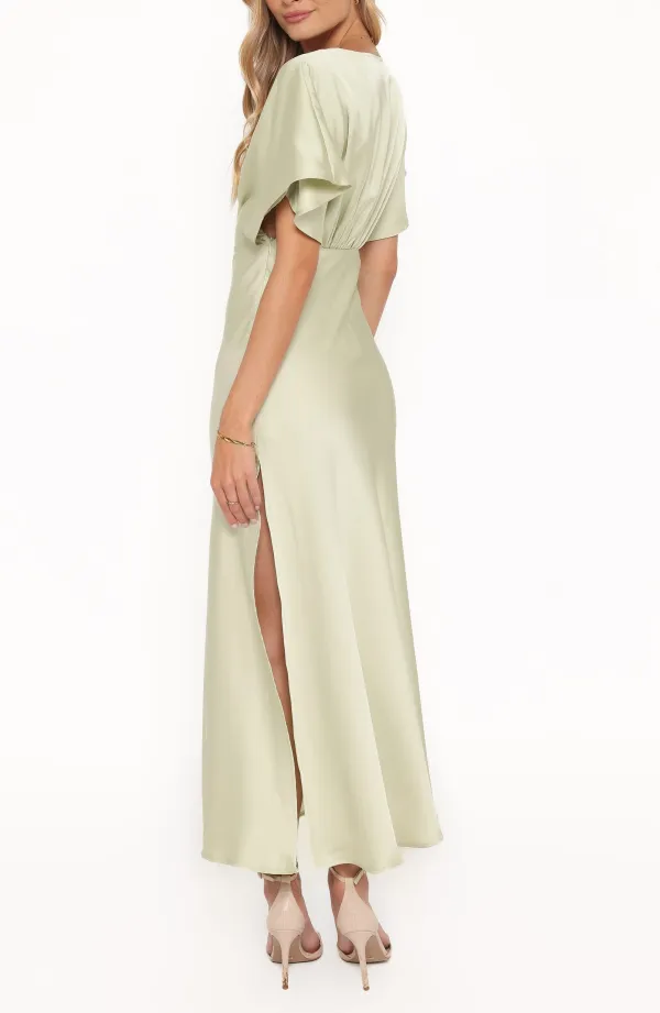 Satin Maxi Dress