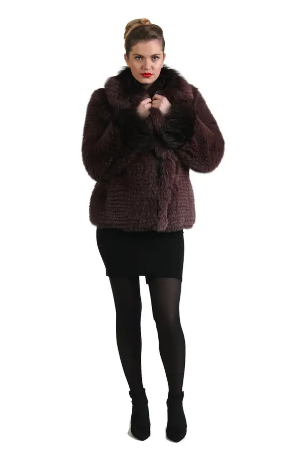 Fox Fur coat Fur jacket full skin