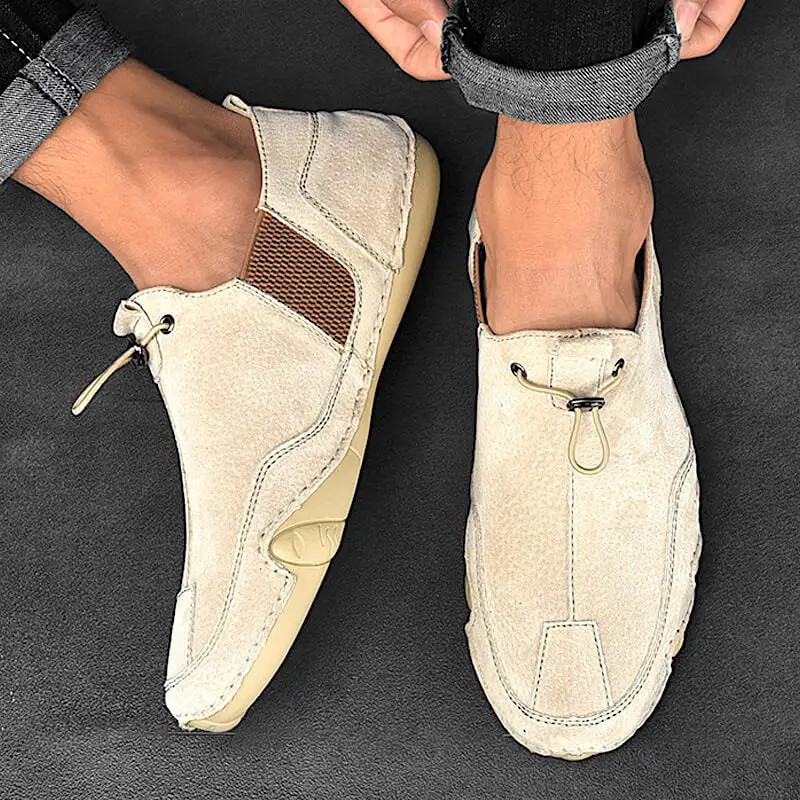 Leather Slip-On Shoes