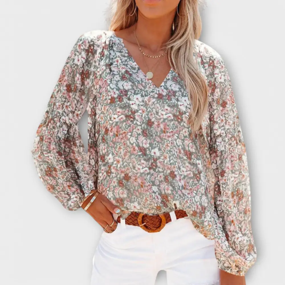 Floral Long Sleeve Blouse