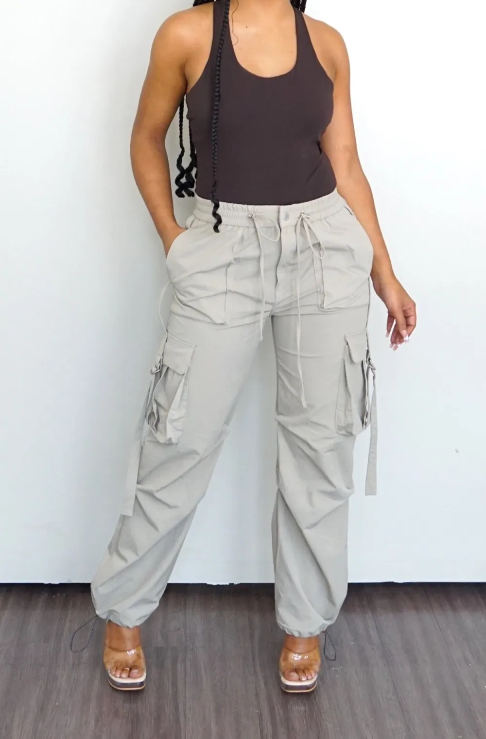 Utility Wide Leg Cargo Pants