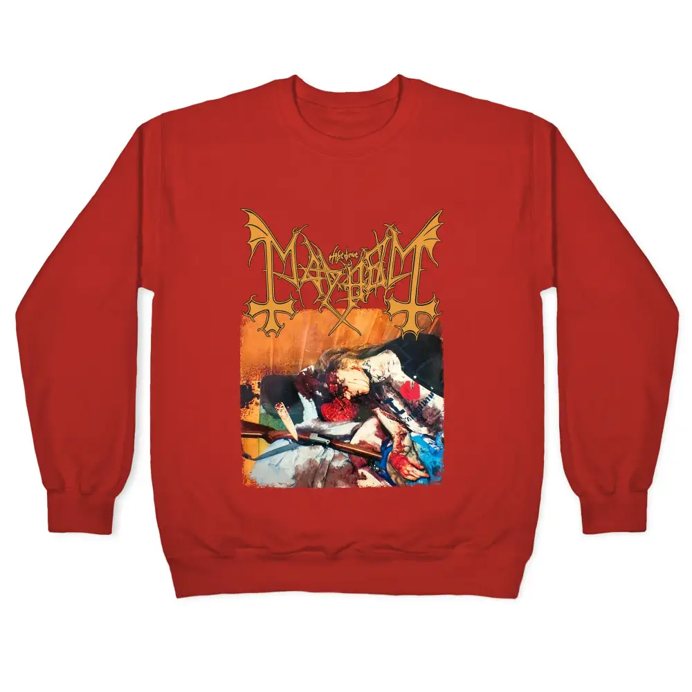 Doodle Figure Crewneck Sweatshirt