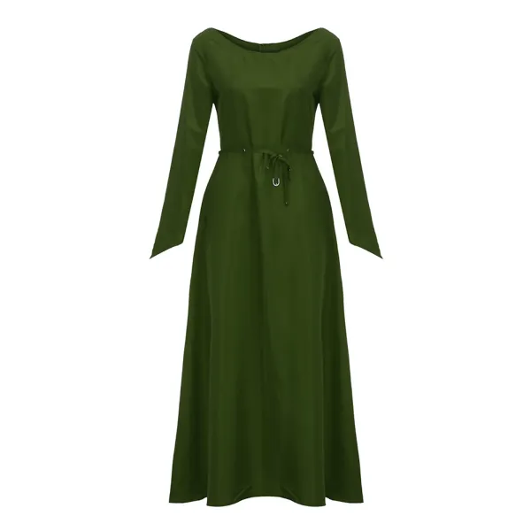 Linen Blend Cotton Blend Maxi Adjustable Strap Dress