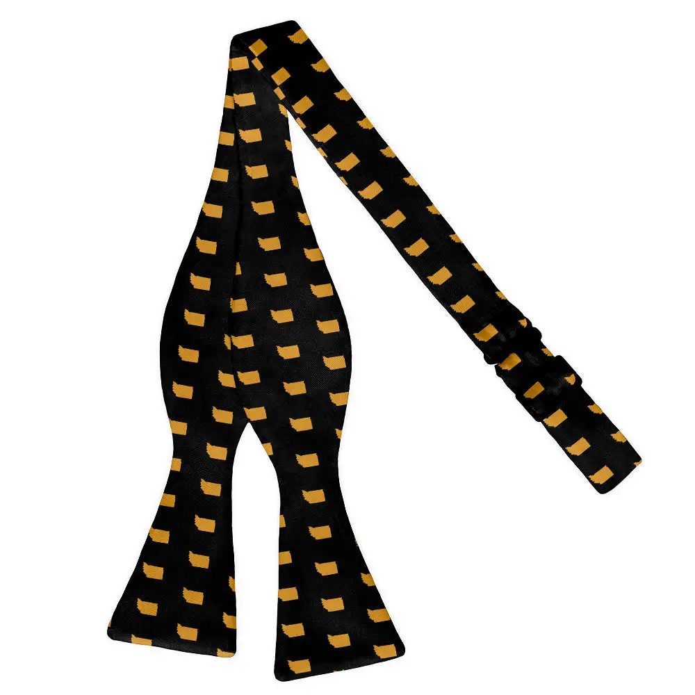 Contemporary Outline Motif Bow Tie