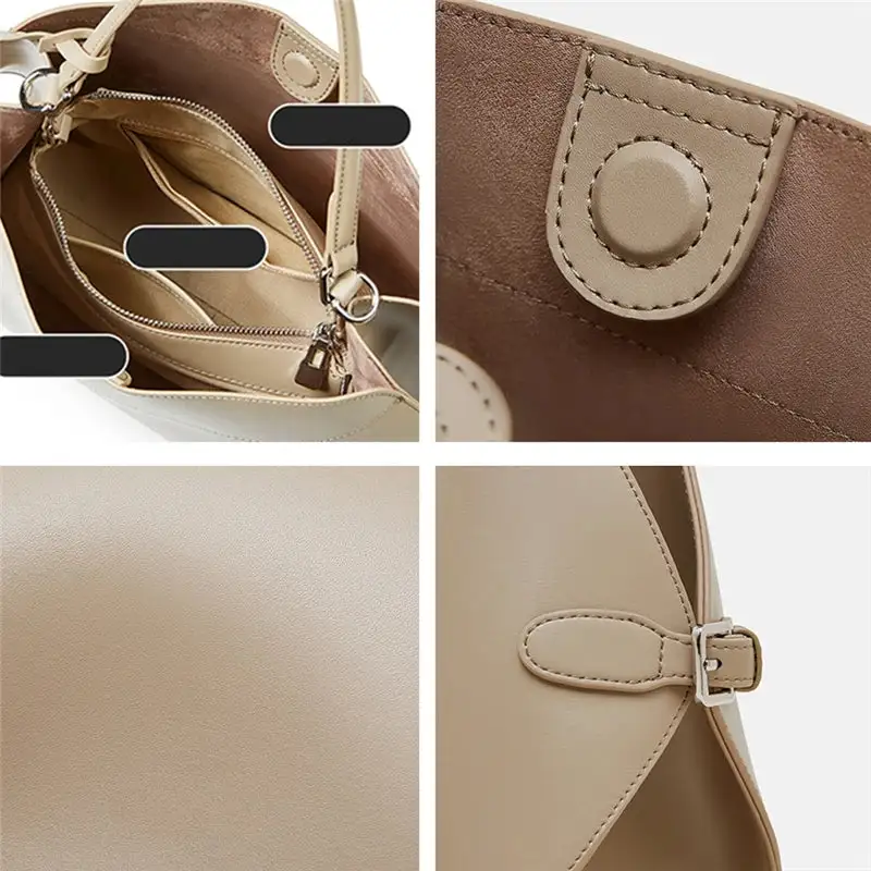 Genuine Leather Satchel Bag – Chic Soft-Structured Handbag for Everyday Elegance