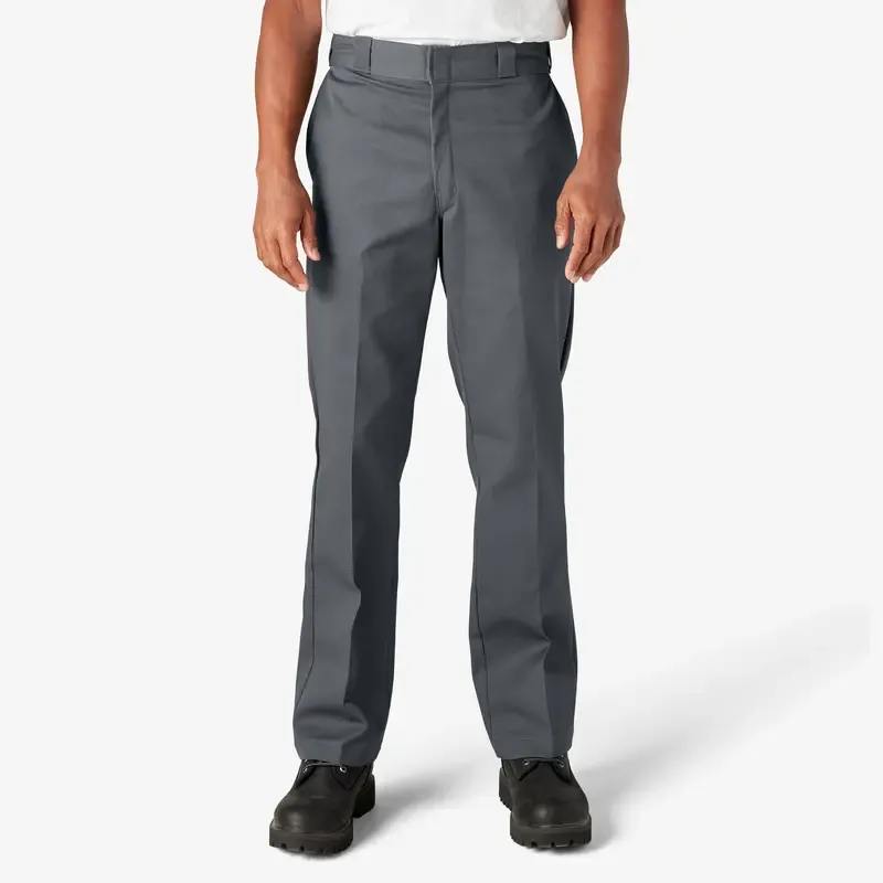 Men's work pants, classic solid color