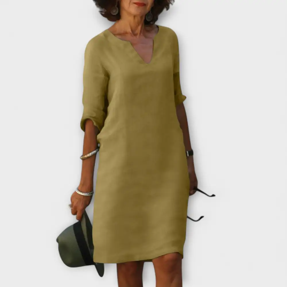 V-Neck Everyday Casual Dress