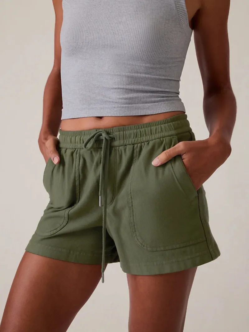 Drawstring Lounge Shorts For Relaxed Casual Style